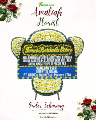 Papan Bunga Duka di Sidoarjo