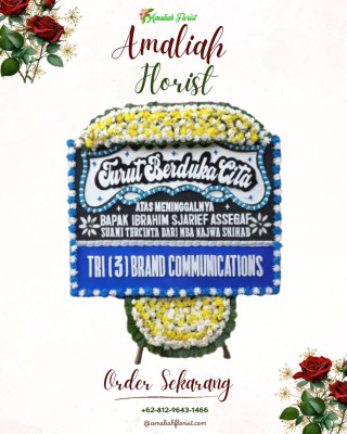 Papan Bunga Duka di Sidoarjo