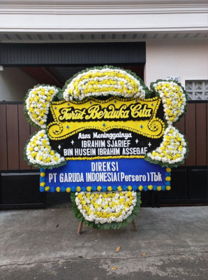 Papan Bunga Duka di Sidoarjo